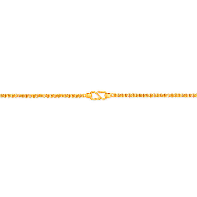 Classic Locks Chain in 22 Karat Yellow Gold,,hi-res 2