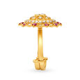 Glistening Ring with Un-cut Diamonds and Rubies,,hi-res 3