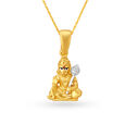 Religious Gold Pendant for Men 