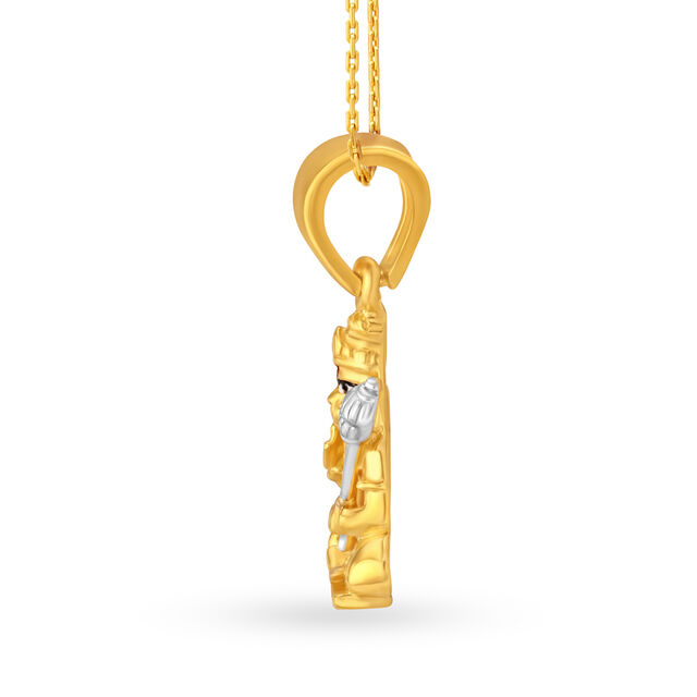 Religious Gold Pendant for Men 2