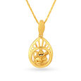 Devotional Gold Pendant for Men,,hi-res 