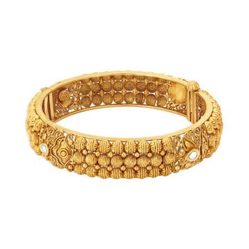 Traditional Kundan Gold Bangle