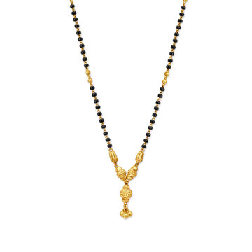 Stunning Carved Bead Mangalsutra