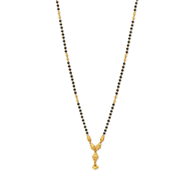 Stunning Carved Bead Mangalsutra,,hi-res 2