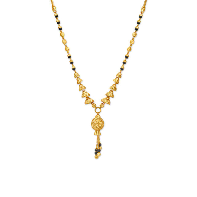 Dainty Textured Mangalsutra 