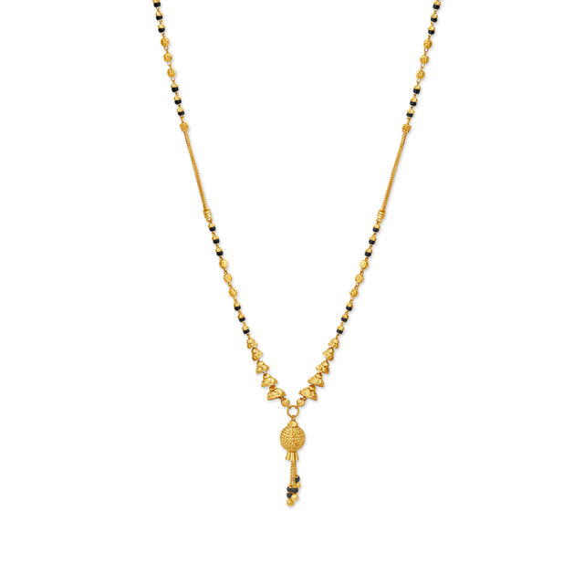 Dainty Textured Mangalsutra 2