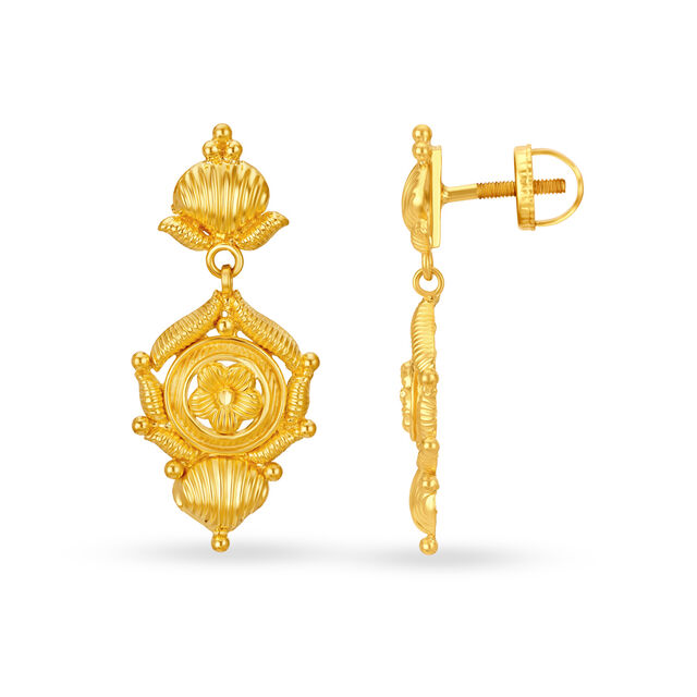 Spellbinding Floral Gold Necklace Set,,hi-res 4