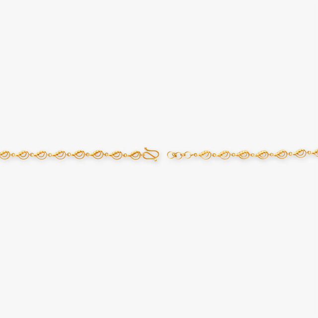 Wavy Gold Bracelet,,hi-res 3
