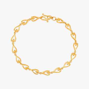 Teardrop Gold Bracelet