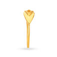 Quirky 18 Karat Yellow Gold Fern Motif Finger Ring 3