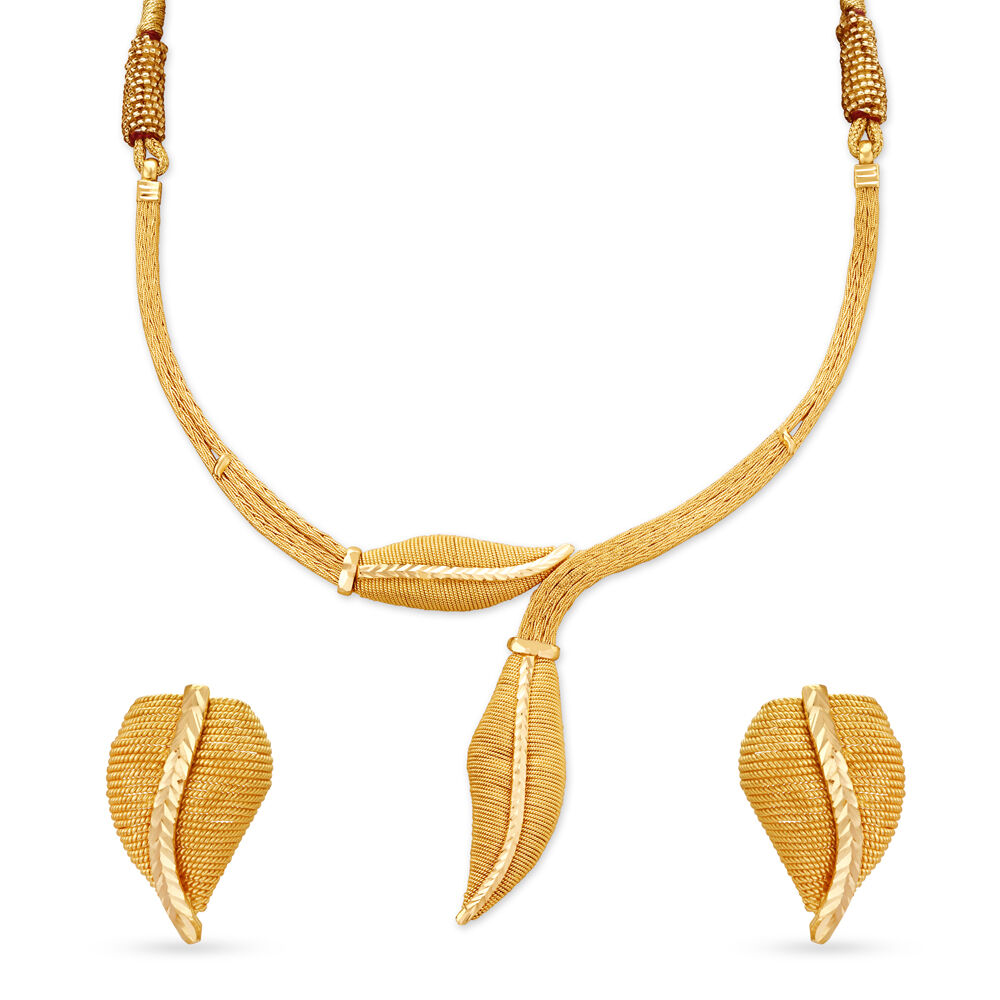 Neckwear set gold on sale