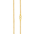 Alluring Foxtail Gold Chain,,hi-res 2