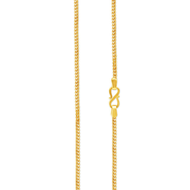 Alluring Foxtail Gold Chain,,hi-res 2