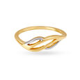 Timeless 22 Karat Yellow Gold Artistic Leaf Finger Ring,,hi-res 2