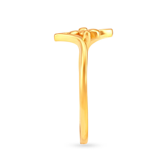 Stunning 22 Karat Gold Floral Motif Ring,,hi-res 3