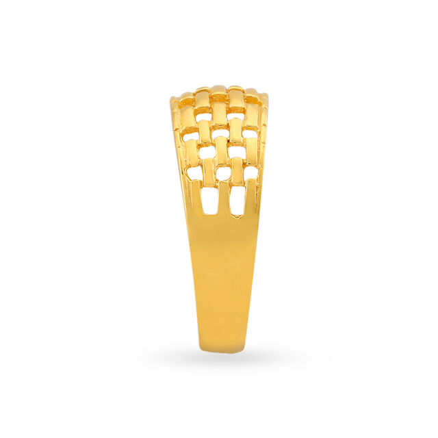 Contemporary 22 Karat Yellow Gold Finger Ring,,hi-res 3