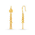 Elegant 22 Karat Yellow Gold Layered Danglers,,hi-res 2