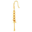 Elegant 22 Karat Yellow Gold Layered Danglers,,hi-res 3