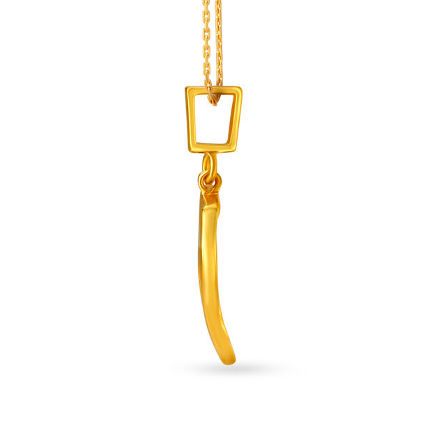 Yellow Gold Pendant 2