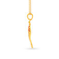 Religious Minimalist OM Ganesha Gold Pendant,,hi-res 2