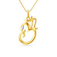 Elegant 22 Karat Gold Om Pendant 