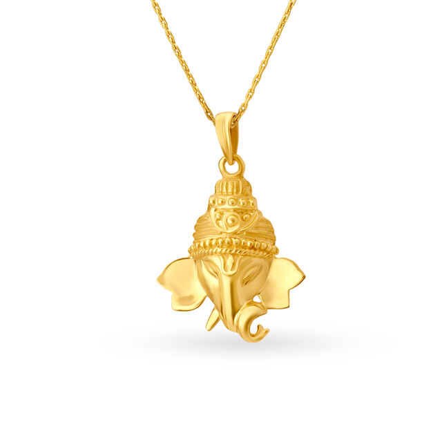 Devotional Gold Pendant