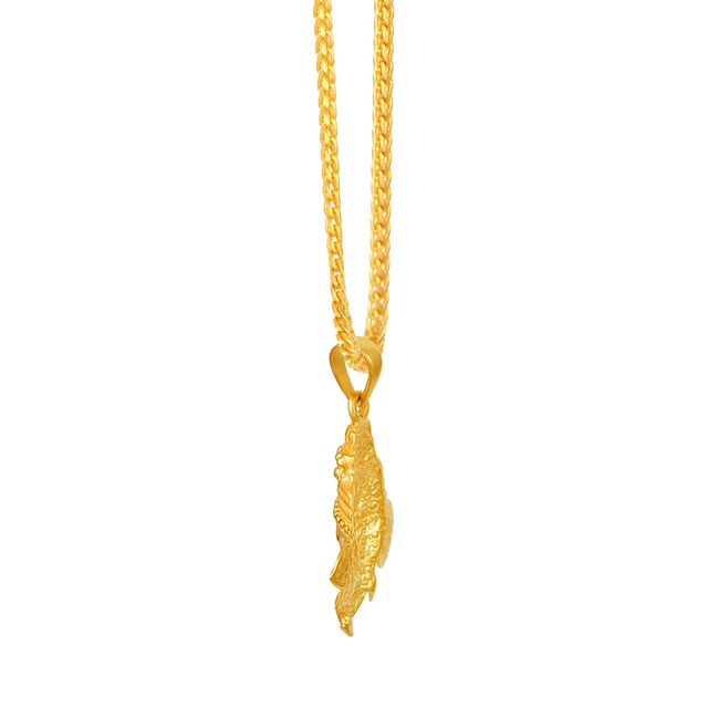 Devotional Gold Pendant
