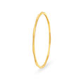Sleek Textured Gold Bangles 3