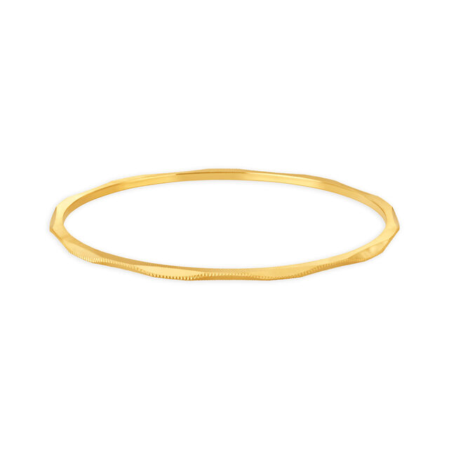 Slender Wavy Bangle,,hi-res 