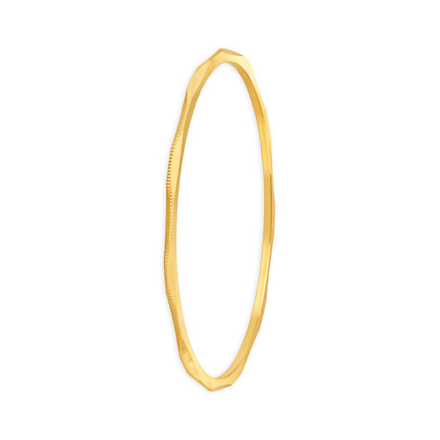 Slender Wavy Bangle,,hi-res 2