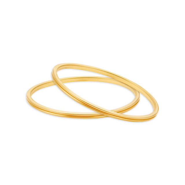 Dazzling Gold Bangles