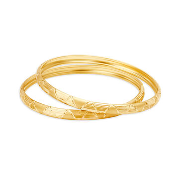 Stately Geometric Bangle