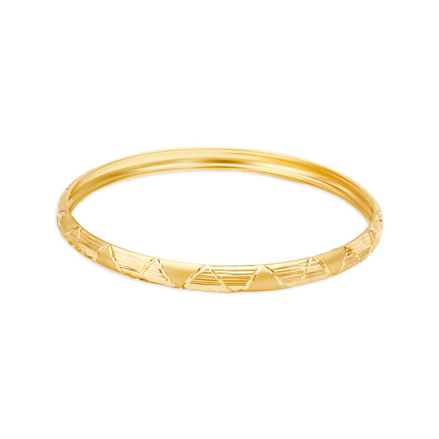 Stately Geometric Bangle,,hi-res