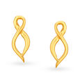 Artistic Infinity Gold Pendant and Earrings Set,,hi-res 3
