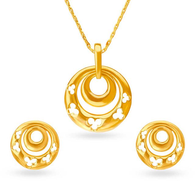 Elegant Clover Earrings Set 