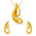 Pristine Yellow Gold Pendant Set,,hi-res 