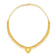 Tear Drop Gold Necklace Set,,hi-res 2