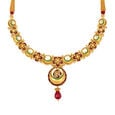 Round Gold Necklace Set 2