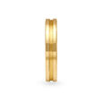 Classic 22 Karat Yellow Gold Ridged Finger Ring,,hi-res 3