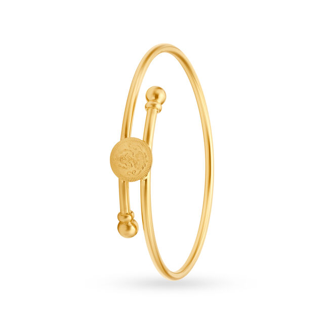 Traditional Temple Gold Bangle,,hi-res 2
