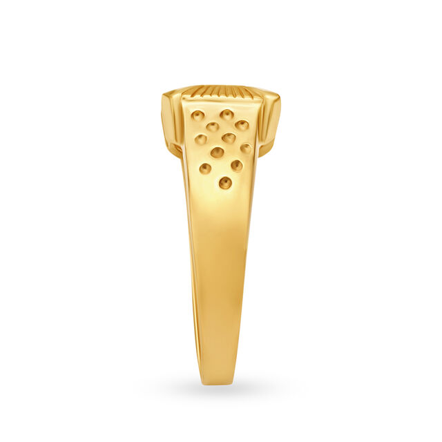 Surreal Box Gold Ring for Men,,hi-res