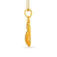 Yellow gold pendant 2
