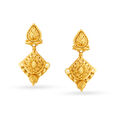 Whimsical 22 Karat Yellow Gold Carved Diorama Necklace And Earrings Set,,hi-res 3