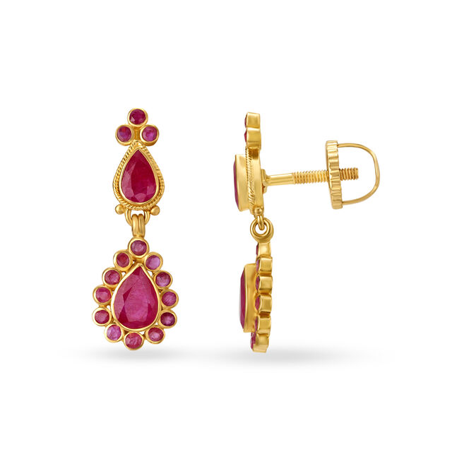 Timeless Ruby Drop Earrings,,hi-res 2