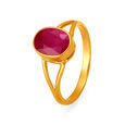 Magnificent 22 Karat Gold And Ruby Finger Ring,,hi-res 