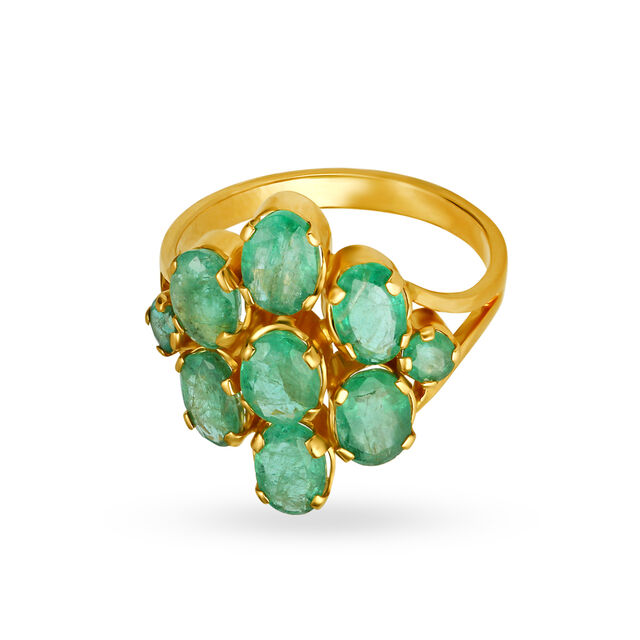 Irresistible Cocktail Look Emerald Ring,,hi-res 2