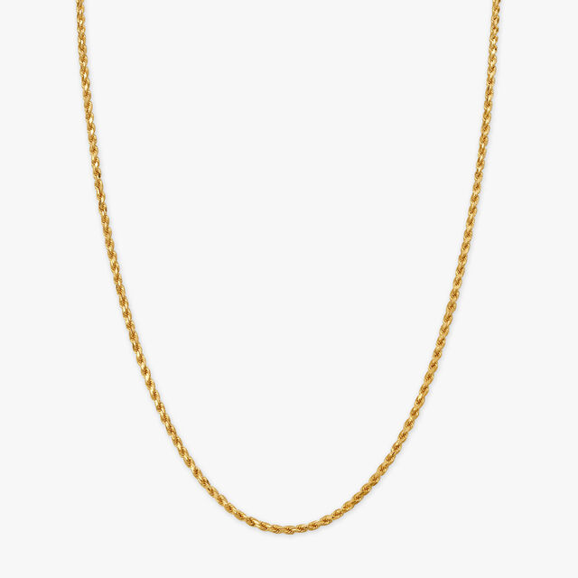 Twisted Rope Gold Chain