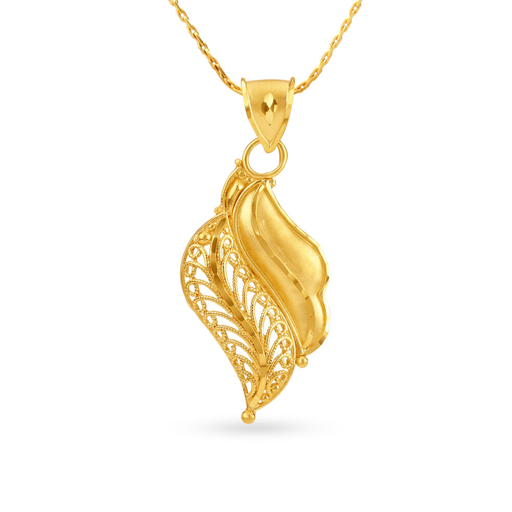 Traditional gold pendant designs for female images 2025