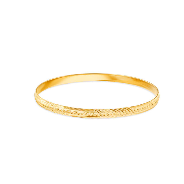 Slender Gold Bangle,,hi-res 2