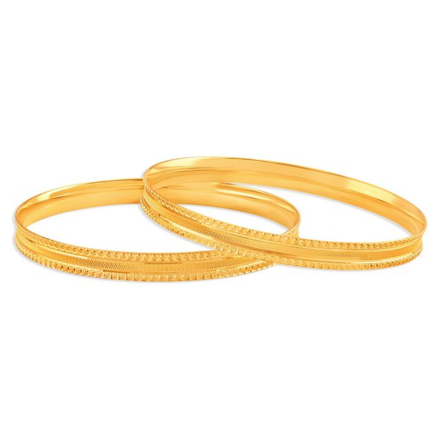 Carved Gold Bangle,,hi-res 3